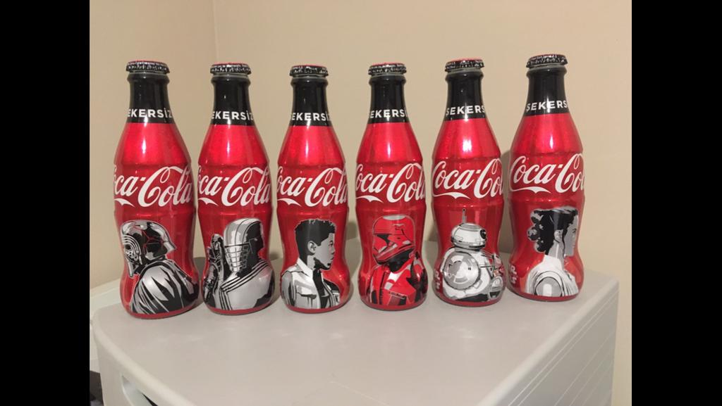 Set coca cola flesjes star wars van Turkije, Verzamelen, Merken en Reclamevoorwerpen, Ophalen of Verzenden