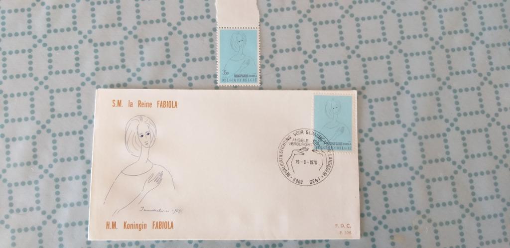 Timbre belge Fondation Reine Fabiola, Timbres & Monnaies, Enlèvement ou Envoi, Oblitéré