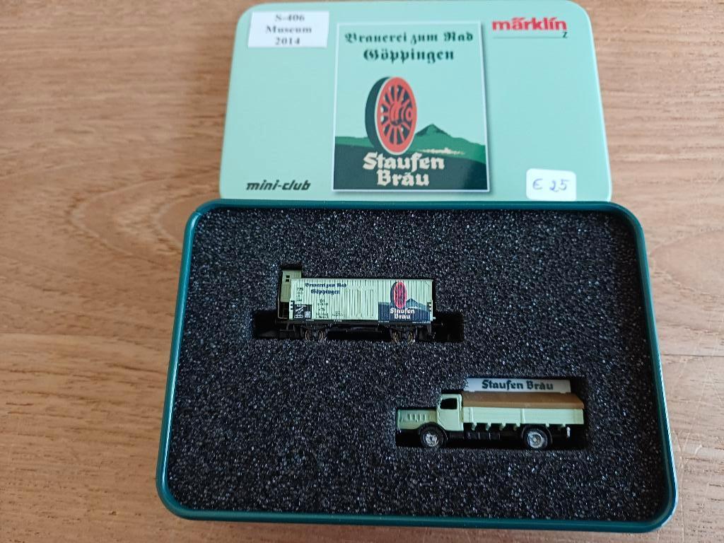 Marklin Z Museumwagen 2014 (schaal 220), Gelijkstroom, Wagon, Ophalen of Verzenden, Zo goed als nieuw