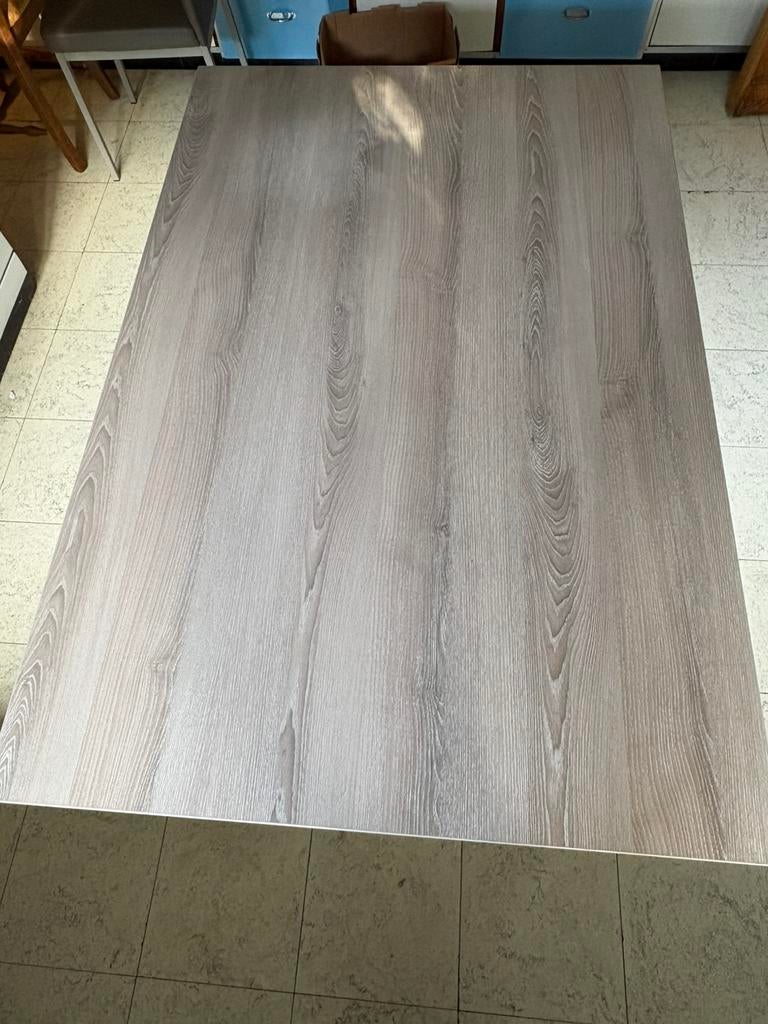 Uitrekbare tafel met 6 stoelen, Ophalen, Zo goed als nieuw