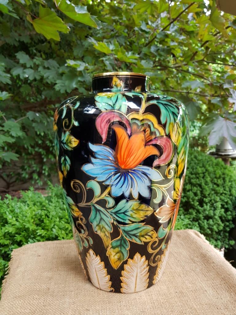 -H.Bequet Quaregnon vaas., Antiek en Kunst, Antiek | Vazen, Ophalen of Verzenden