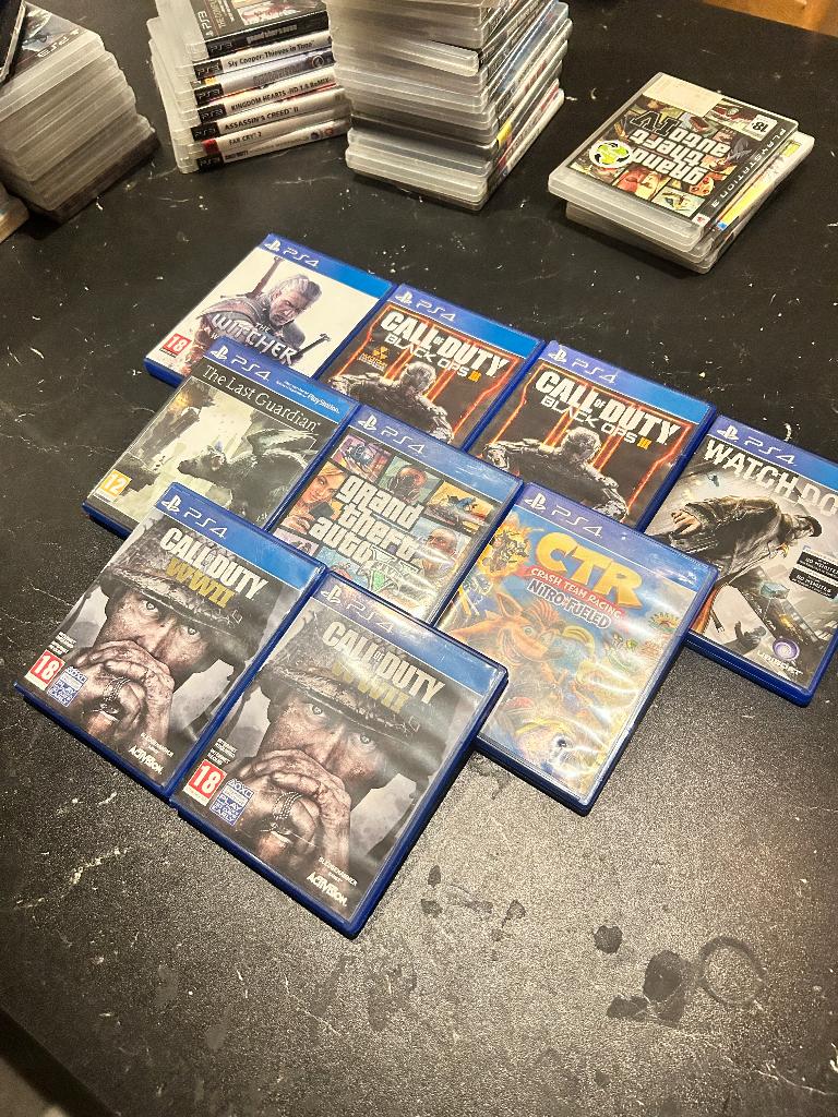Lot 9 Playstation 4 games (PS4), Games en Spelcomputers, Ophalen, Gebruikt
