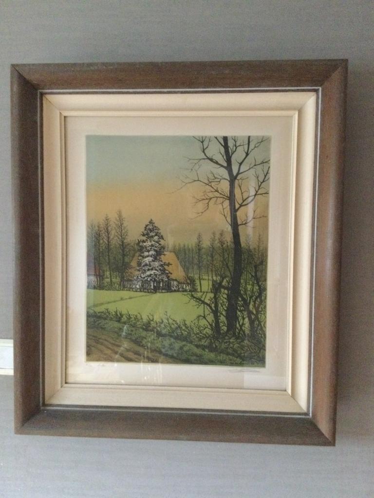 Kleuren Ets Emiel De Cooman, Antiek en Kunst, Ophalen