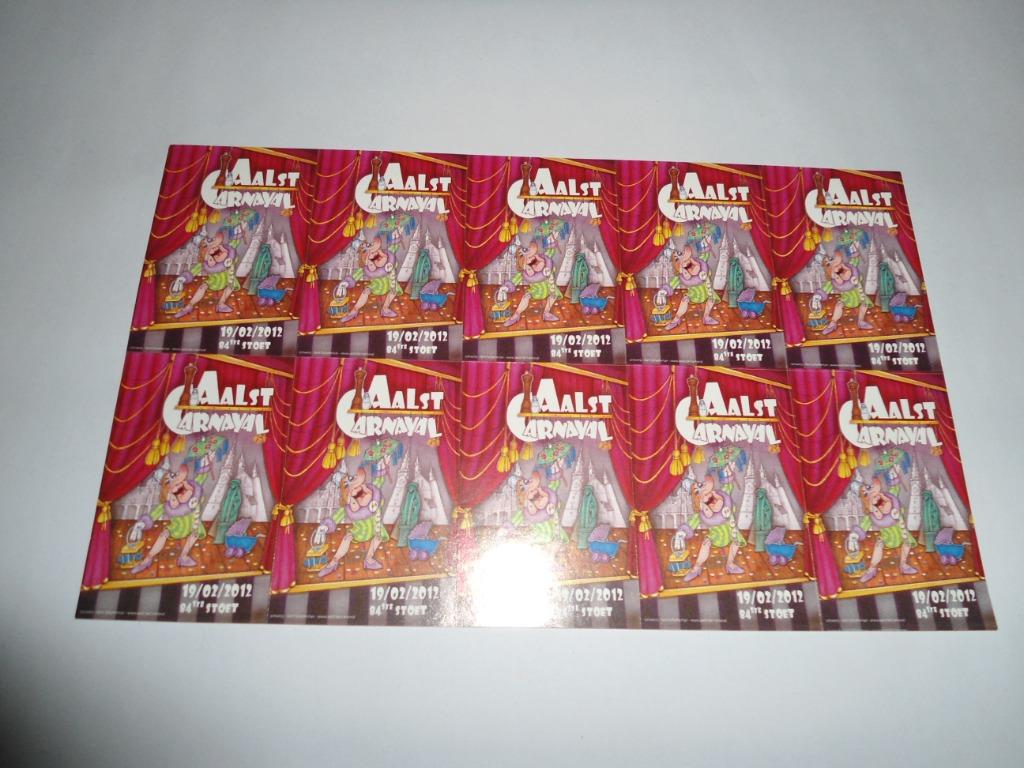 Aalst Carnaval verzamelen, Ophalen, Nieuw