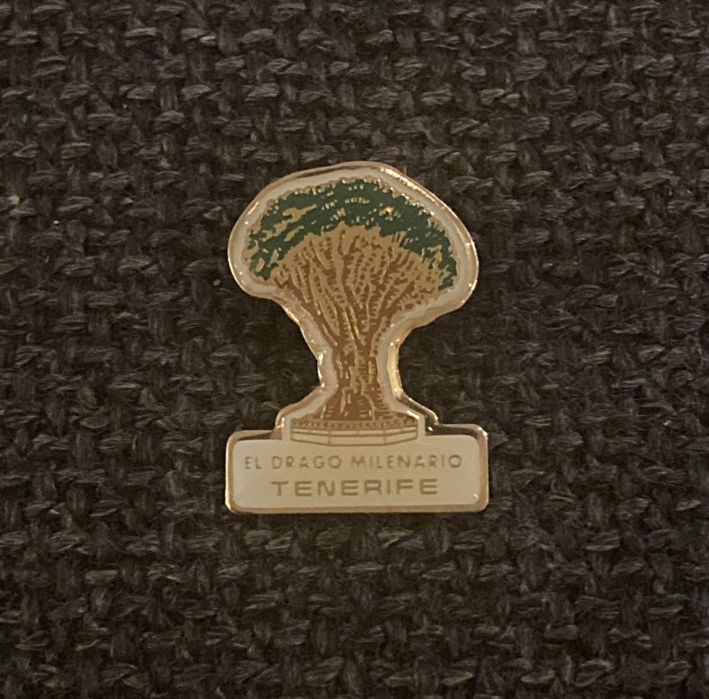 PIN - EL DRAGO MILENARIO - TENERIFE - SPANJE - ESPAGNE, Verzamelen, Verzenden, Gebruikt, Stad of Land, Speldje of Pin