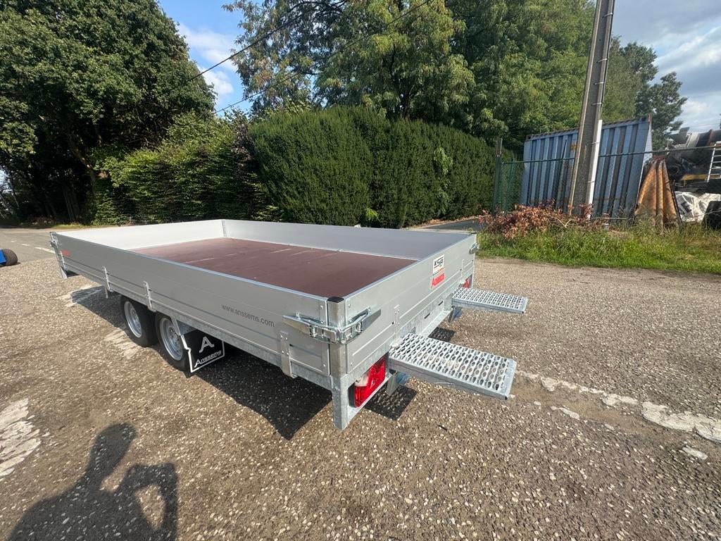 Anssems plateau aanhangwagen ASX 3000, Ophalen, Nieuw