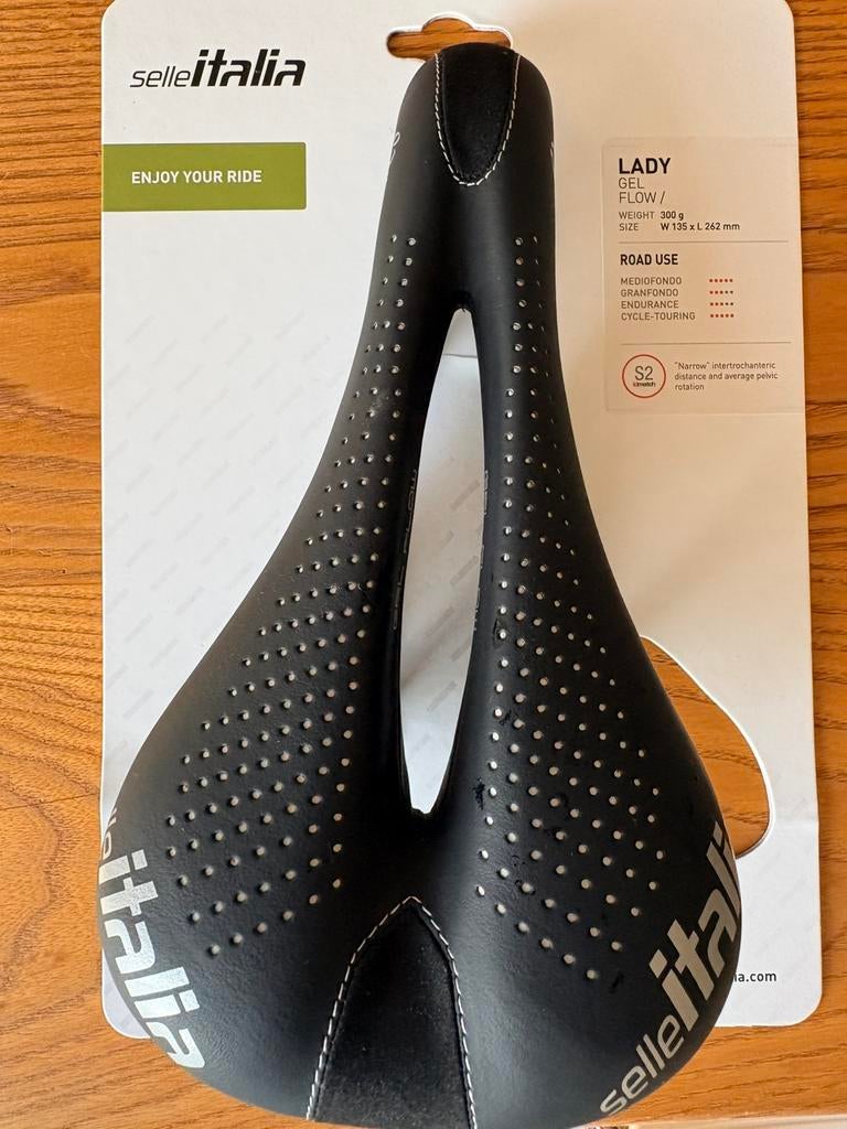 Selle Italia Lady Gel Flow fietszadel, Fietsen en Brommers, Fietsonderdelen, Ophalen, Nieuw, Racefiets, Selle Italia