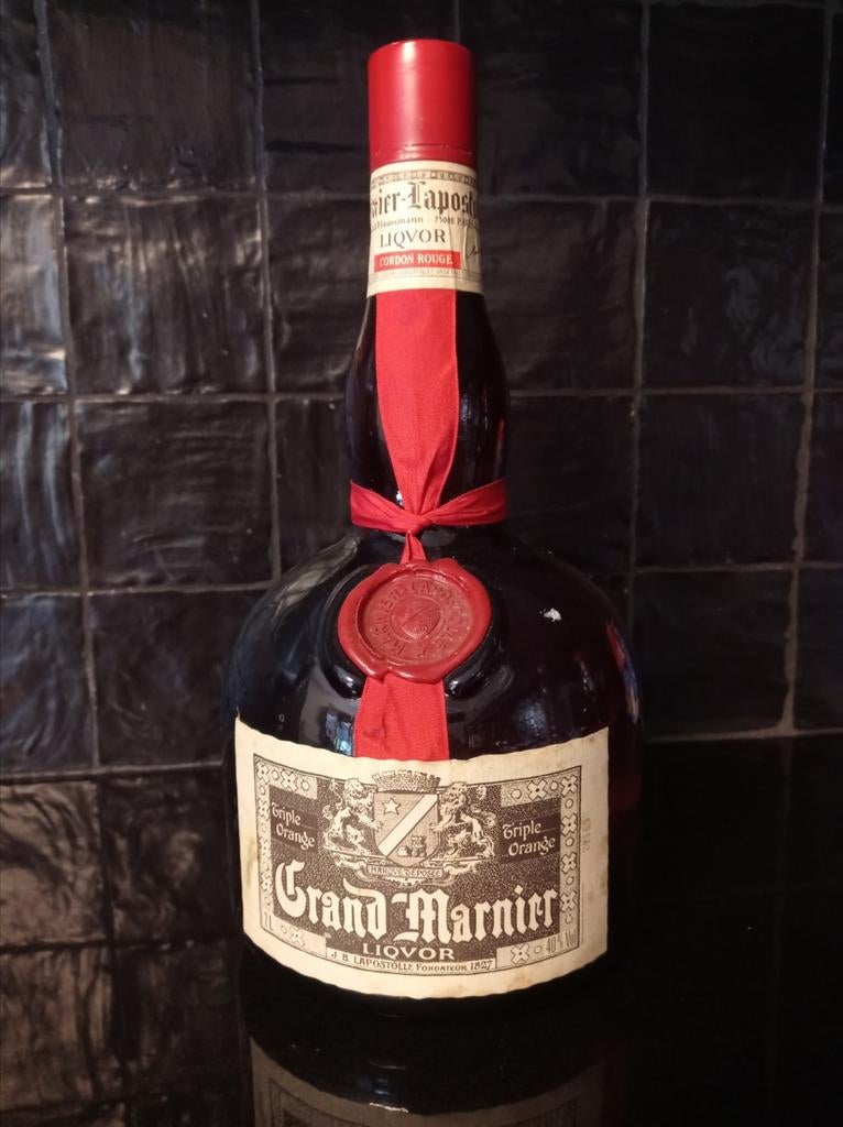 Volle oude 2 liter fles Grand Marnier, Collections, Enlèvement, Comme neuf
