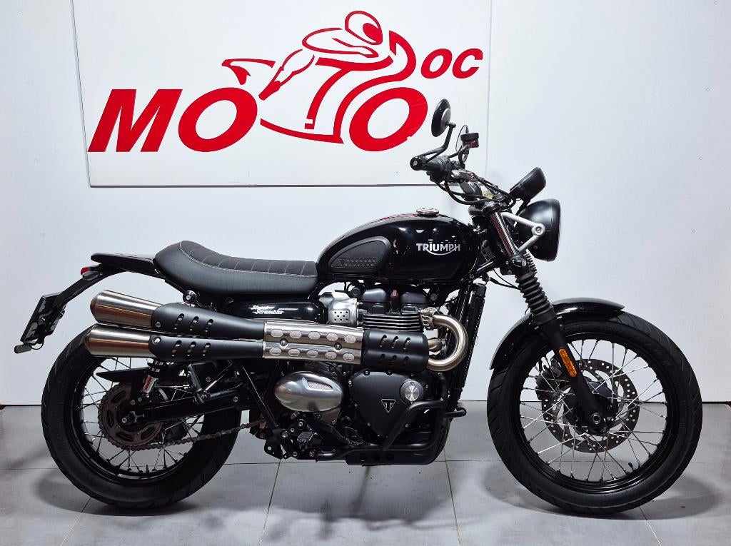 TRIUMPH STREET SCRAMBLER  ***MOTODOC.BE***, Permis Moto A, Entreprise, Plus de 35 kW, 2 cylindres