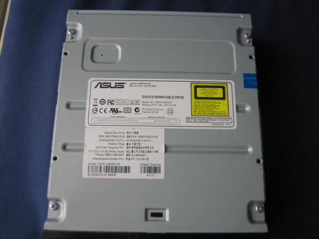 ASUS DVDrw, Computers en Software, Windows Laptops, Ophalen of Verzenden, Zo goed als nieuw