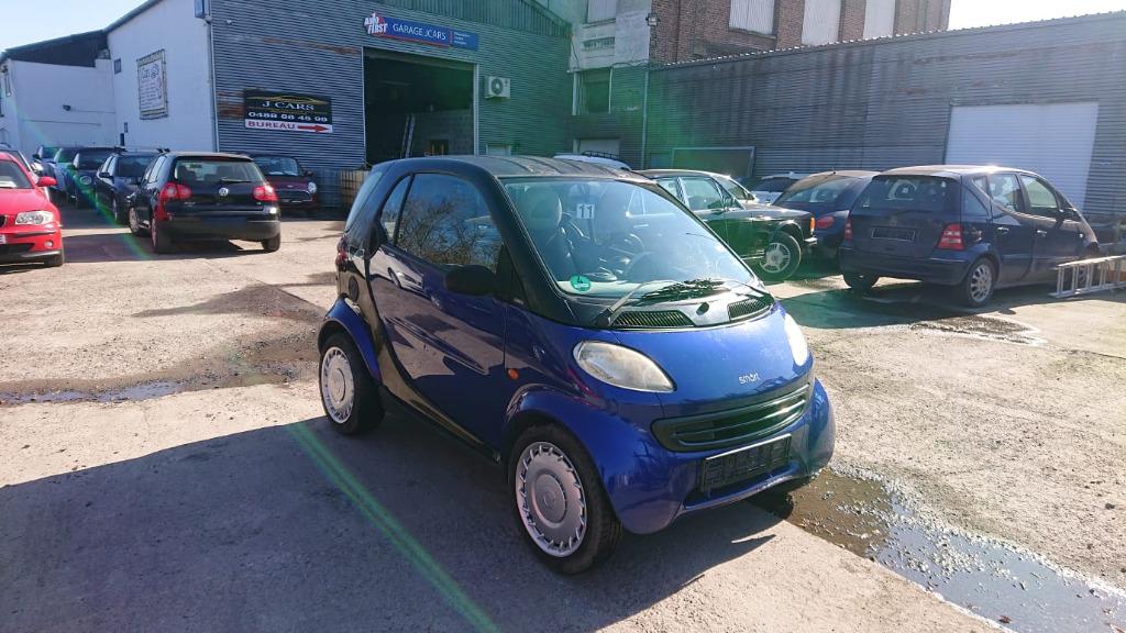 Smart fortwo 600cc essence bt auto 104000km GARANTIE, Auto's, Smart, Stof, Zwart, 33 kW, Blauw
