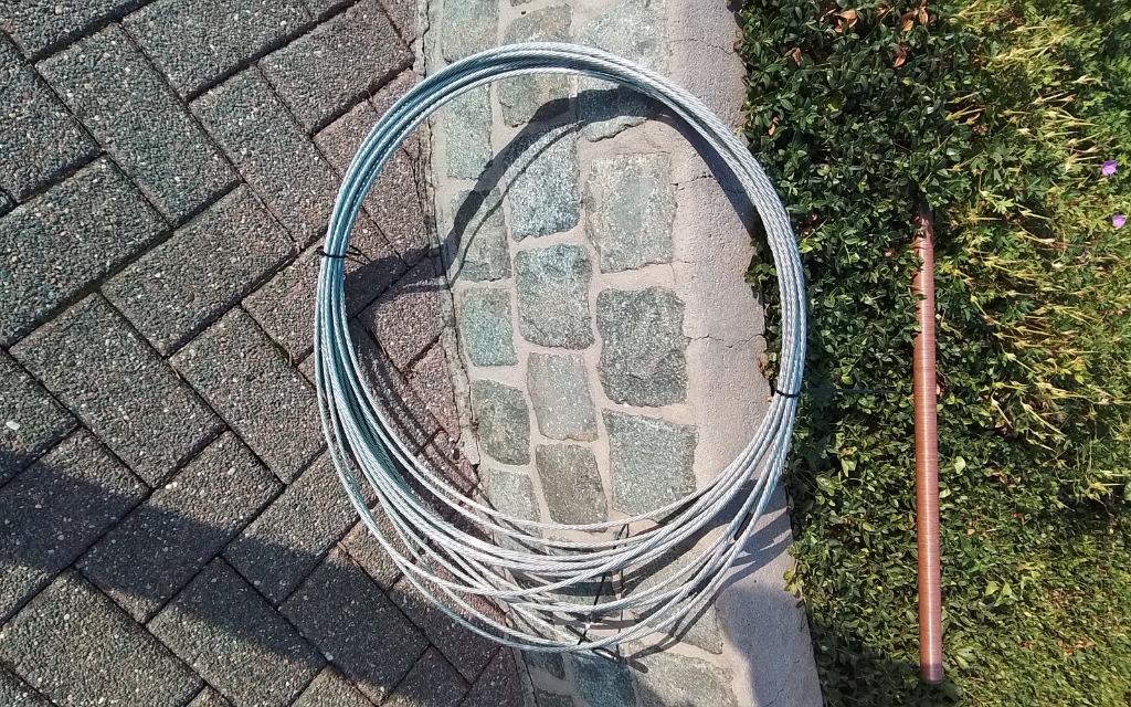 Câble en acier plastifié, Enlèvement, Neuf