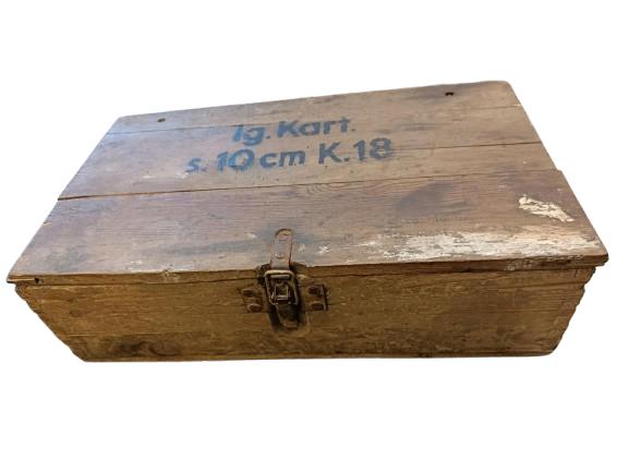 Caisse 2 douilles s.10 cm.K.18 1944, Collections, Enlèvement ou Envoi