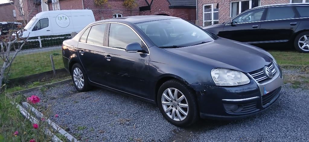 Volkswagen Jetta 1.9 TDI (105 PK) – 2008/2009, Auto's, Voorwielaandrijving, 4 deurs, Cabriolet, Grijs