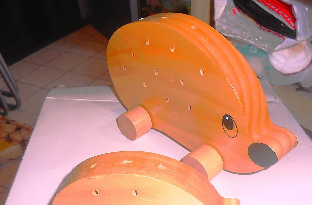 Présentoir pour apéro forme hérisson ,.1)le grand, Maison & Meubles, Enlèvement ou Envoi, Neuf, Bois