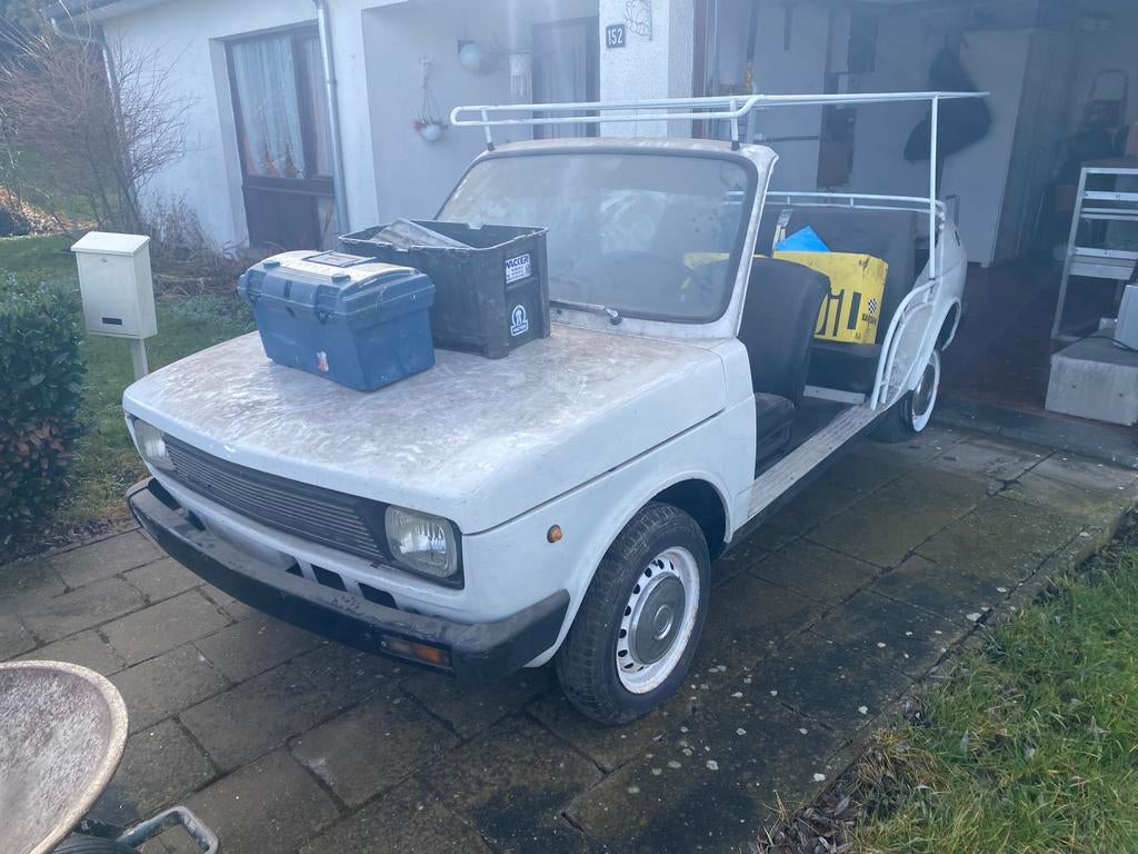 FIAT 127 JOLLY **A RESTAURER**, Auto's, Fiat, Voorwielaandrijving, 4 zetels, 4 cilinders, Cabriolet