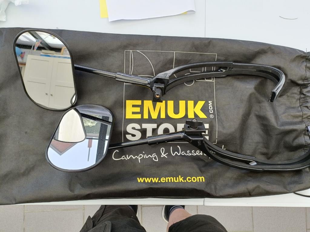 Spiegels merk Emuk voor Ford Edge s-max en galaxy, Caravans en Kamperen, Caravanaccessoires, Ophalen, Zo goed als nieuw
