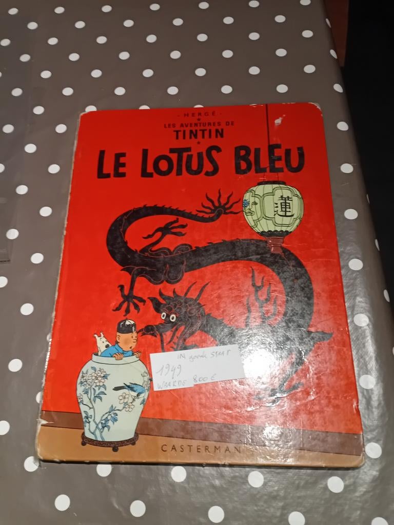 Le lotus bleu, Enlèvement ou Envoi