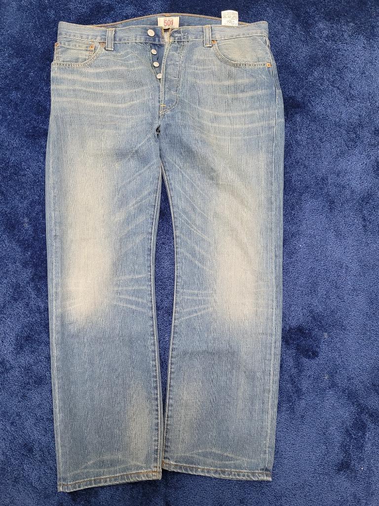 Levi 501 Jeans, W36 - W38 (confectie 52/54), Blauw, Ophalen of Verzenden, Zo goed als nieuw