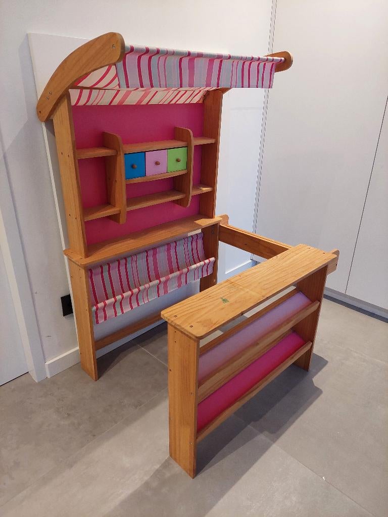 Houten winkeltje, Ophalen, Gebruikt, Meubelstuk of Keukentje