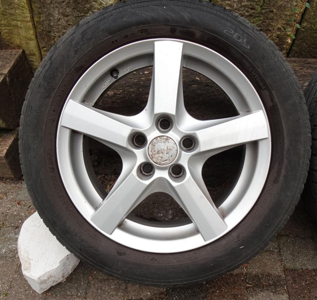 Jantes en alu avec pneus pour Ford C max, Focus 5 trous, Pneus et Jantes, Pneus hiver, 16 pouces, Véhicule de tourisme