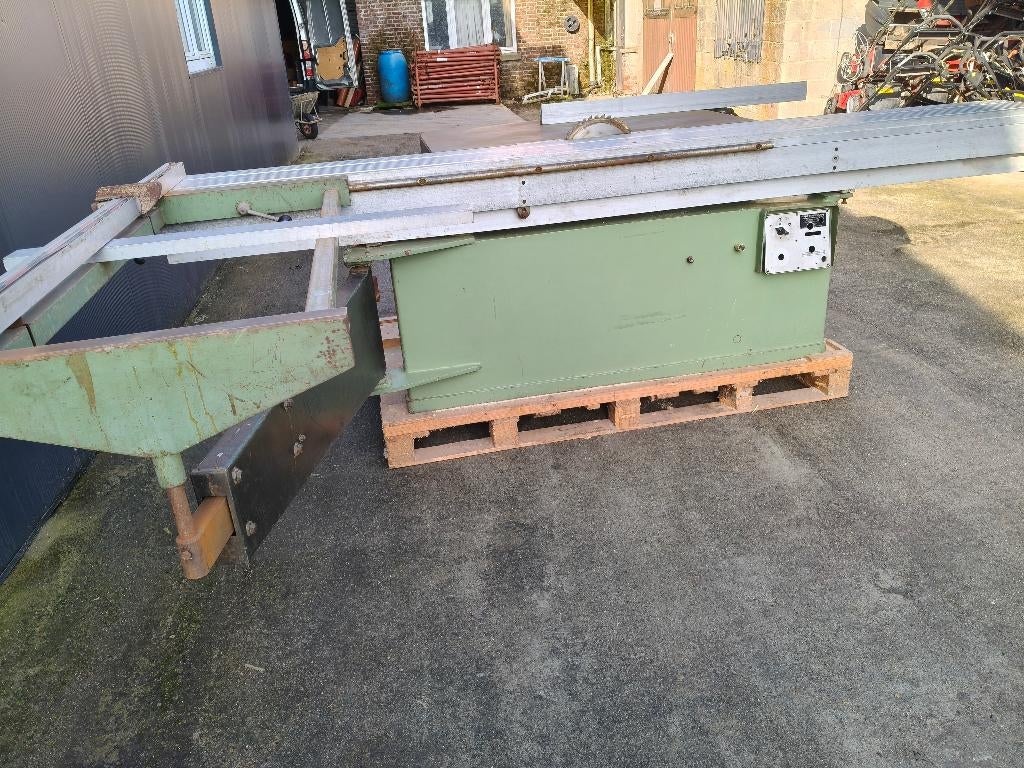 paneelzaag /formaatzaag panhans met voorritser, Ophalen