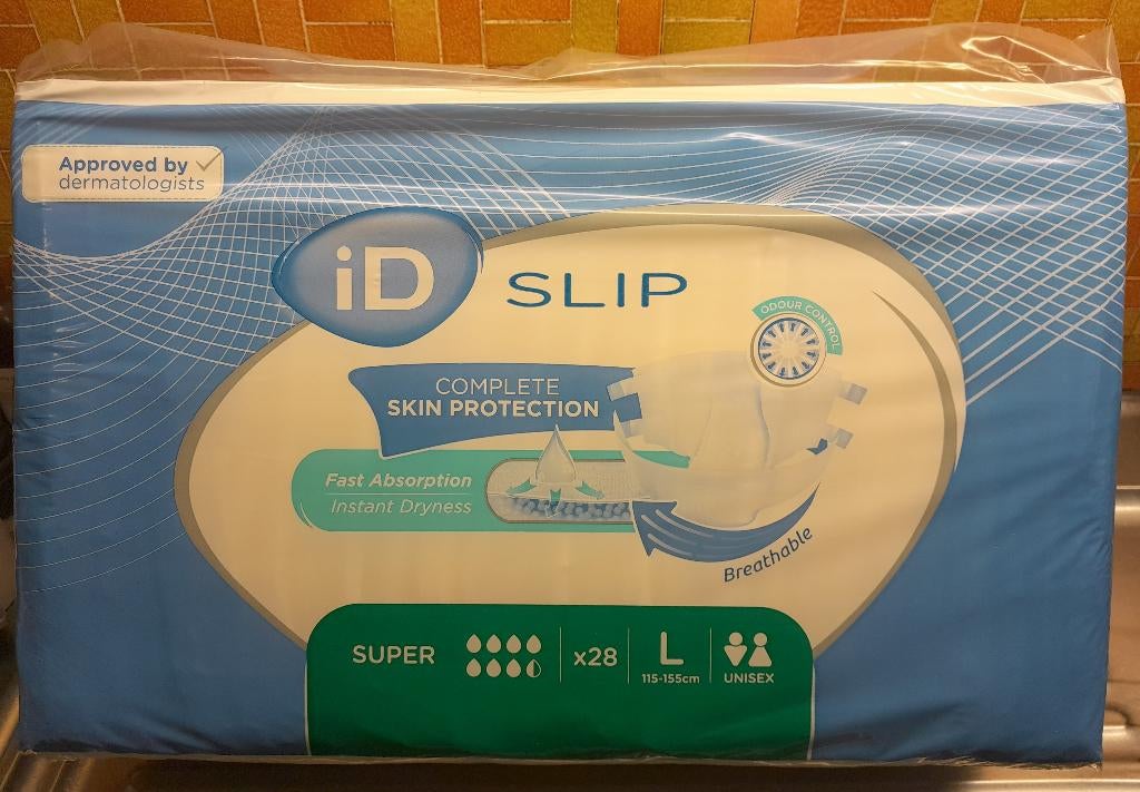 incontinentie luiers volwassenen - ID SLIP SUPER L, Diversen, Ophalen, Nieuw