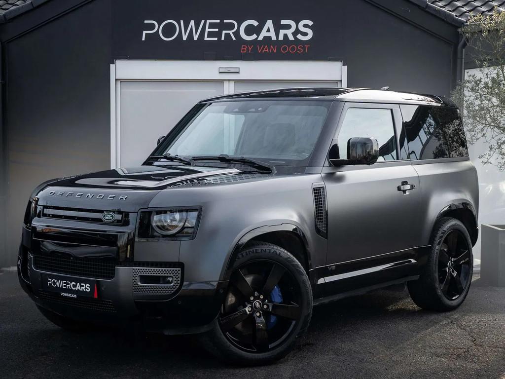 Land Rover Defender 90 5.0 V8 P525 | Carpathian Edition | BT, Autos, Land Rover, Cuir, Argent ou Gris, Achat, Euro 6