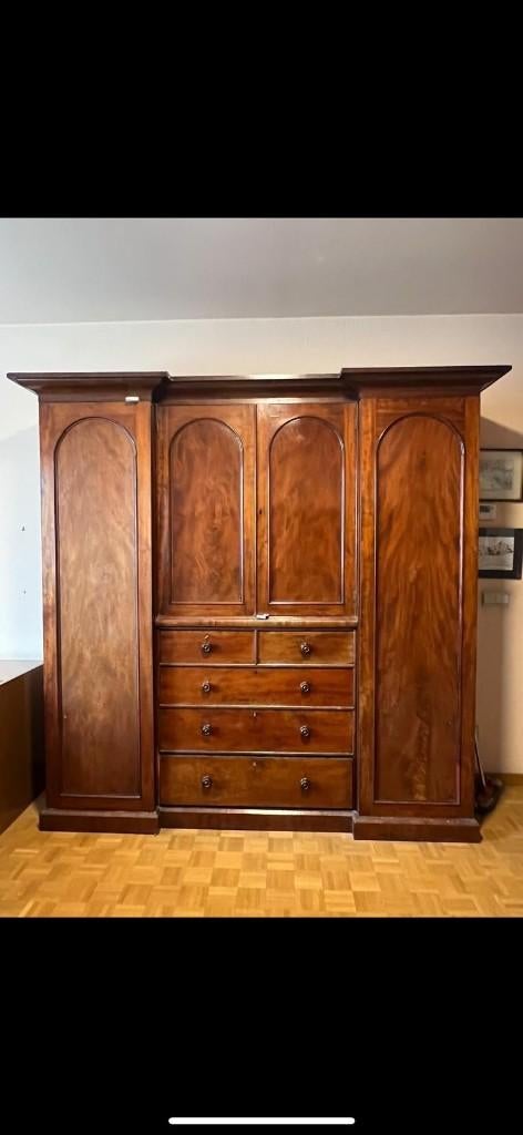 Prachtig 19e-eeuws Victoriaans Art Deco kersenhouten meubel, Antiek en Kunst, Antiek | Meubels | Kasten, Ophalen