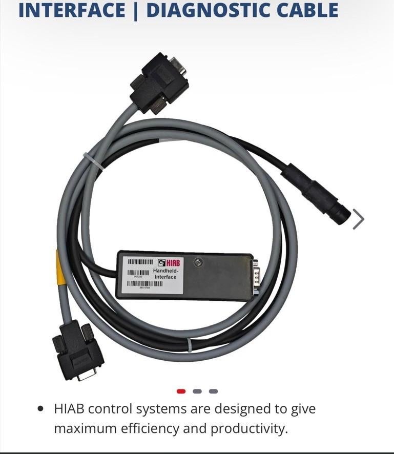 Hiab Diagnostic Interface Cable 385 0766, Enlèvement, Neuf, Autres marques, Autres pièces automobiles