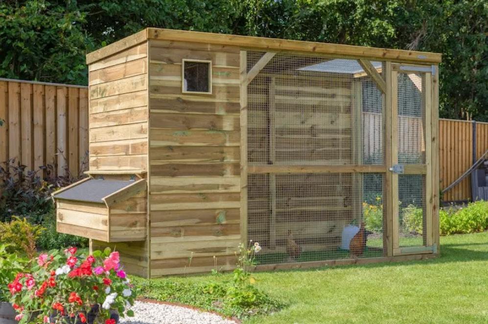 Kippenhok Toon rechts, Dieren en Toebehoren, Pluimvee | Toebehoren, Ophalen of Verzenden, Nieuw, Kippenhok of Kippenren