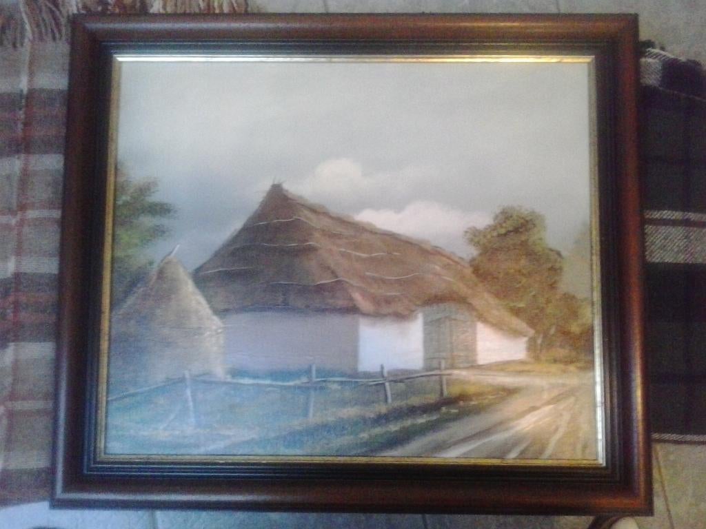 mooie schilderij met kader, Ophalen of Verzenden