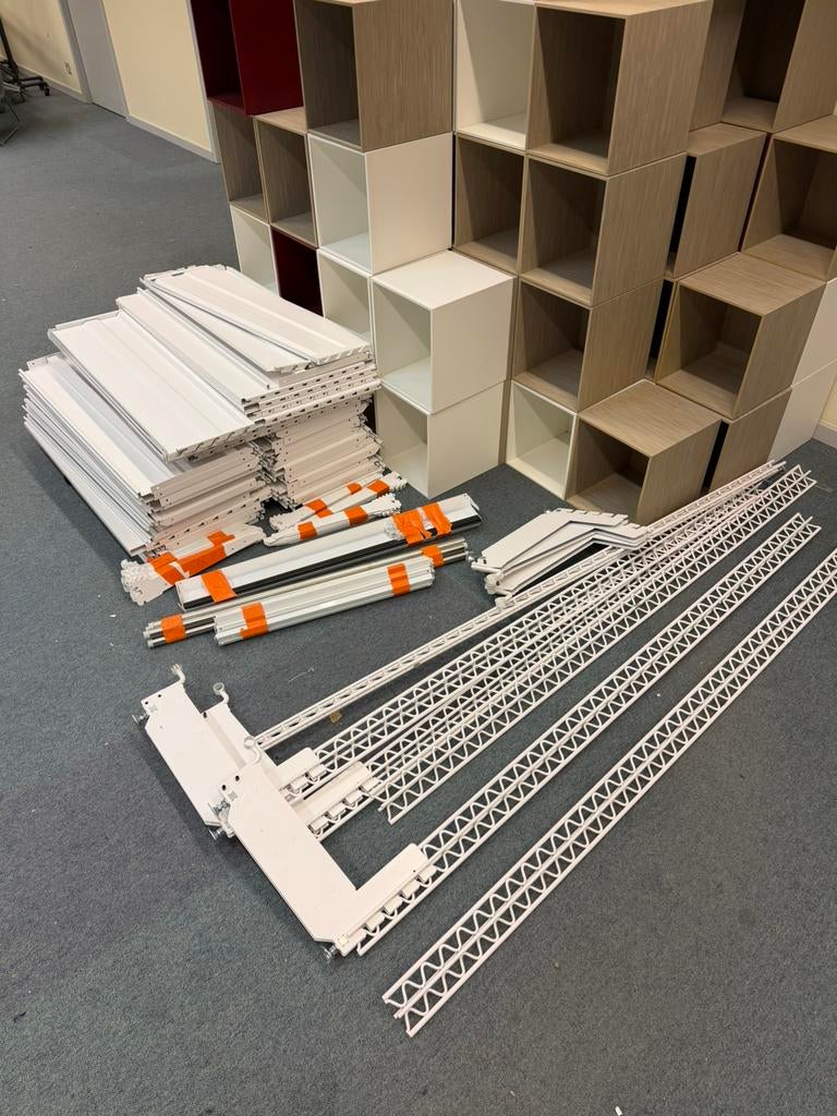 Complete set: plank, rek, opslag, Ophalen