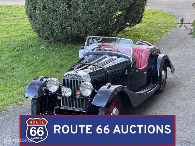Morgan 4/4 Series I | 1947 | Route 66 Auctions, Zwart, Bedrijf, Handgeschakeld, Overige carrosserie