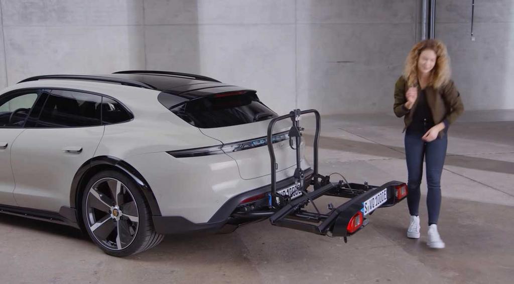 Porte velo Porsche Taycan, Enlèvement, 2 vélos, Comme neuf