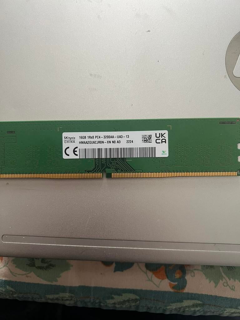 DDR4 1x 16GB 3200, Computers en Software, RAM geheugen, Ophalen
