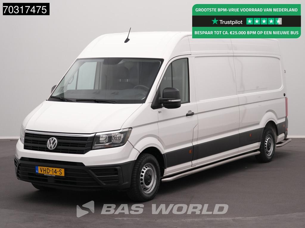 Volkswagen Crafter 140pk Automaat L4H3 Airco Camera Euro6 L3, Auto's, Bestelwagens en Lichte vracht, Stof, Gebruikt, Euro 6, Volkswagen