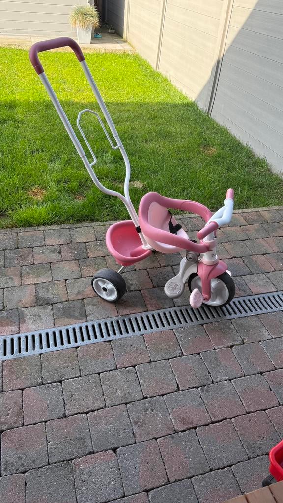 Smoby driewieler, Kinderen en Baby's, Speelgoed | Buiten | Voertuigen en Loopfietsen, Ophalen, Gebruikt, Overige typen