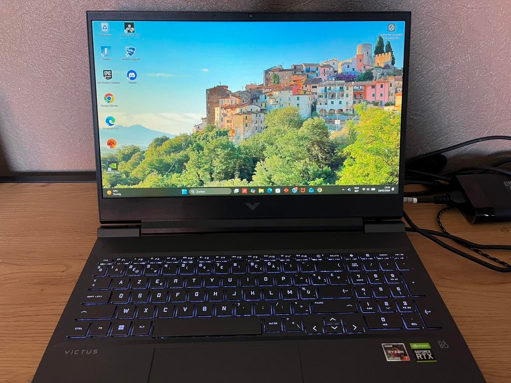 Gaming laptop HP Victus, Ophalen, Zo goed als nieuw, Gaming, Azerty