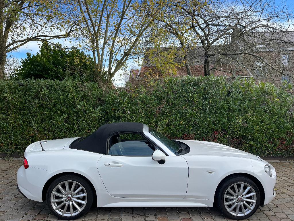 Fiat 124 SPIDER série spéciale FUL OPTIONS, Auto's, Fiat, Lederen bekleding, Wit, Leder, Bedrijf