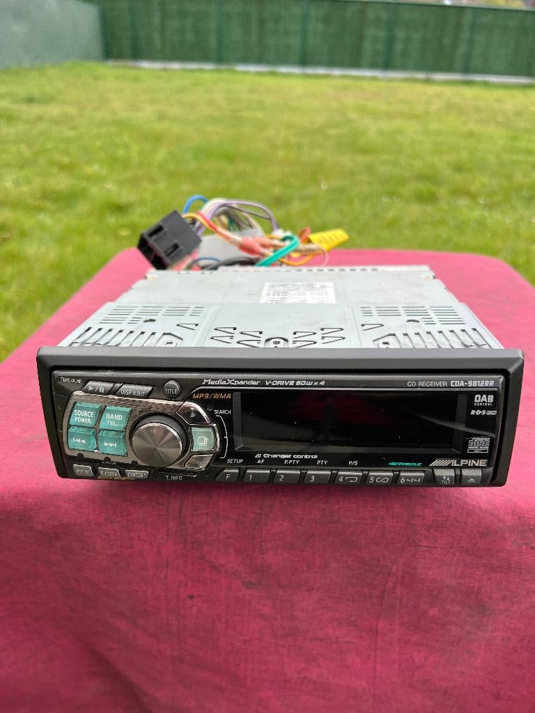 Alpine CDA9812RR WMA-MP3 Autoradio Receiver, Auto diversen, Autoradio's, Ophalen, Zo goed als nieuw