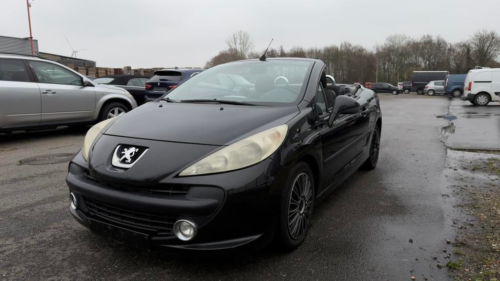 Peugeot 207 Cabriolet 1.6 hdi (0492440514), Stof, 4 cilinders, Cabriolet, Zwart
