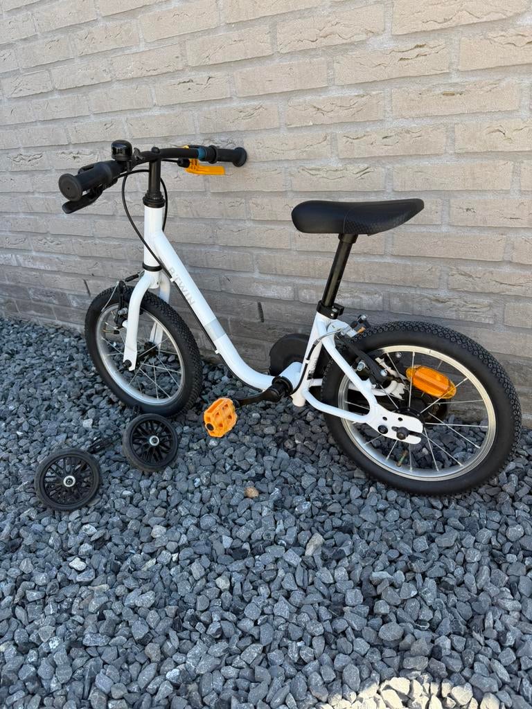 Kinderfiets 14inch voor 0-5 jaar met zijwieltjes, Ophalen, Zo goed als nieuw