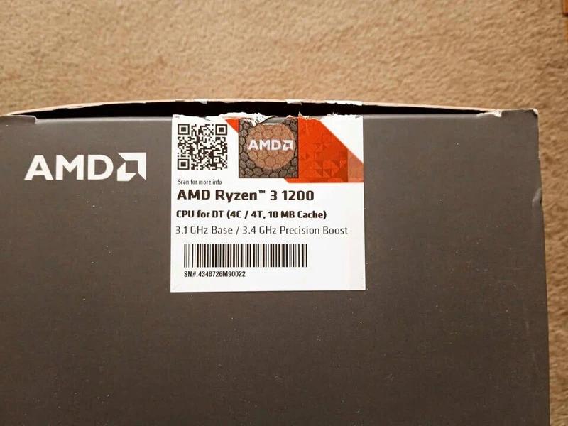 .AMD Ryzen 3 AM4 CPU met 1200 sockets en koellichaam, Computers en Software, Processors, Zo goed als nieuw, Verzenden, 4-core