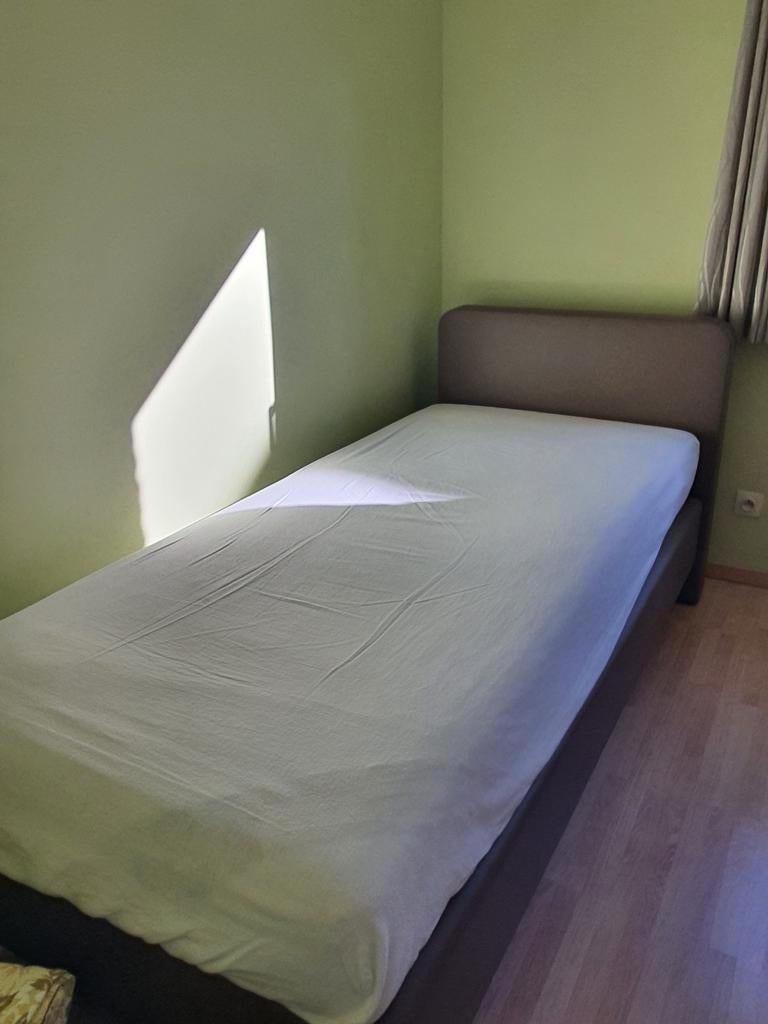 Boxspring 1 personne 90x200cm, Maison & Meubles, Enlèvement