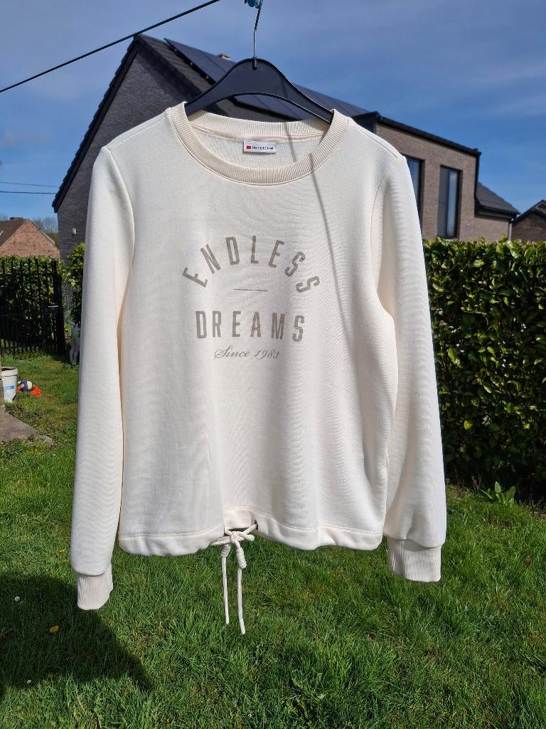 Sweatshirt New Street One maat 40, Maat 38/40 (M), Wit, Street One, Nieuw