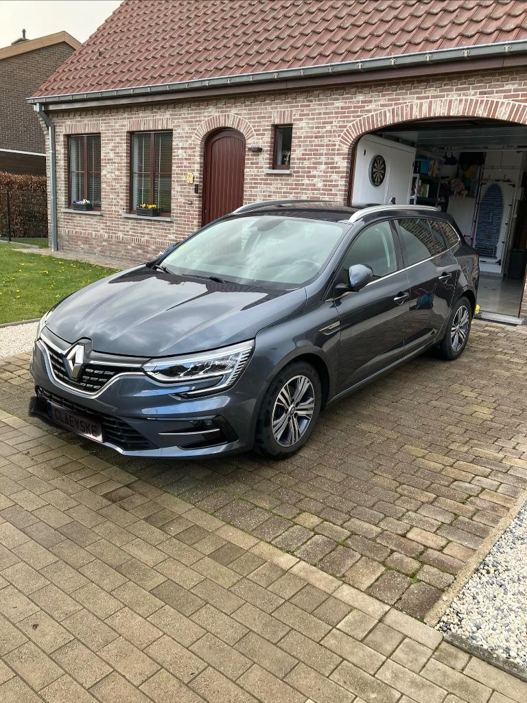 Renault megane estate, Auto's, Renault, Voorwielaandrijving, Leder en Stof, Particulier, Zilver of Grijs
