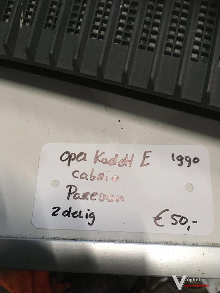 Opel Kadett E Cabrio 1990 GSI 2.0 8v Paravan 2 delig, Auto-onderdelen, Gebruikt, -, -, Ophalen of Verzenden