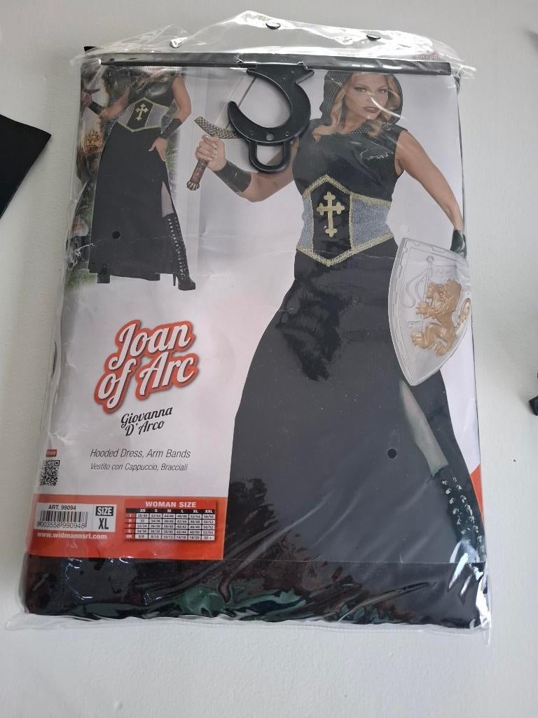 Nieuw Middeleeuwse Strijders Kostuum - Madame Joan Of Arc, Ophalen, Nieuw