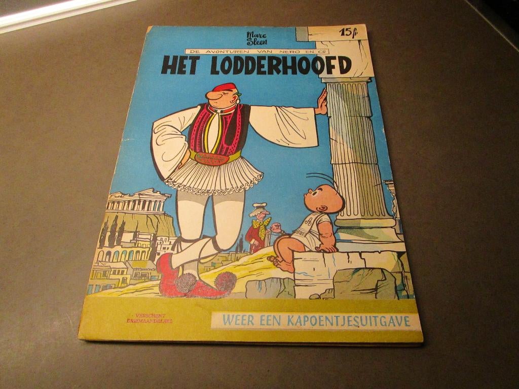 Nero - Het lodderhoofd - 1e druk - 1962, Enlèvement ou Envoi, Marc Sleen, Une BD, Utilisé